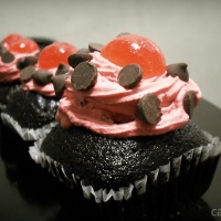 Choco Cherry Cupcakes